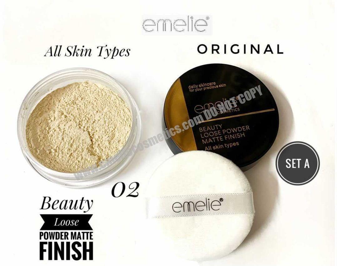 Emelie Beauty Loose Powder Matte Finish