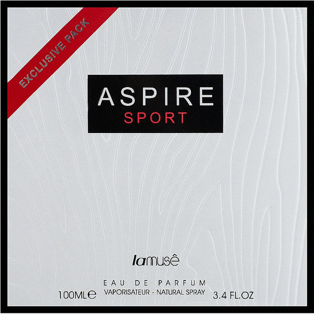 LaMuse Aspire Sport Perfume Eau De Parfum For Men 100 ML