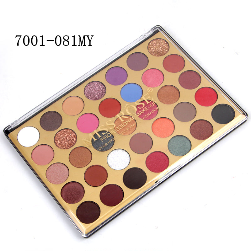 Miss Rose 35 Color High Gloss & Matte Eyeshadow