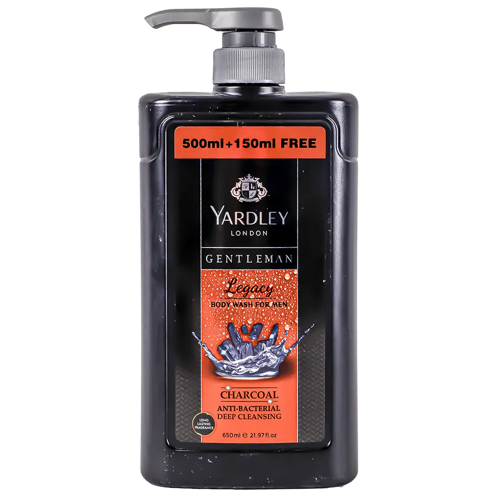 Yardley Body Wash Gentleman Legacy Anti Bacterial Deep Cleansing