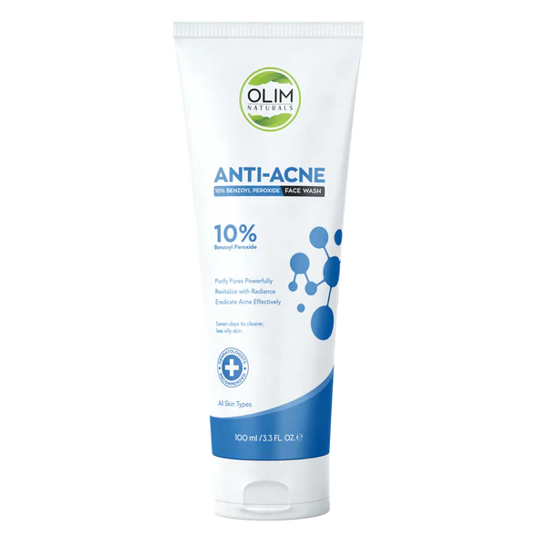 Olim Benzoyl Peroxide 10% Facewash 50 ML