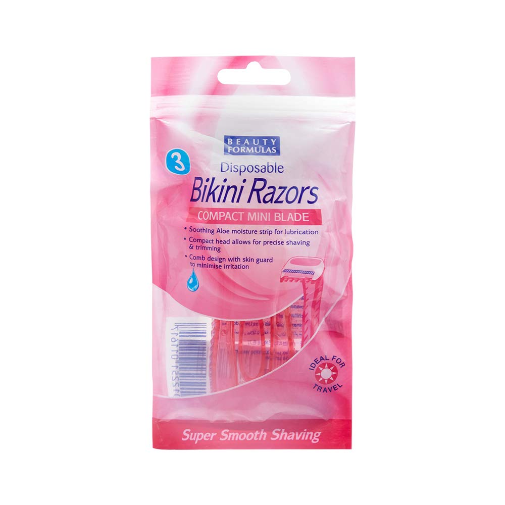 Beauty Formulas 3 Disposable Bikini Razors