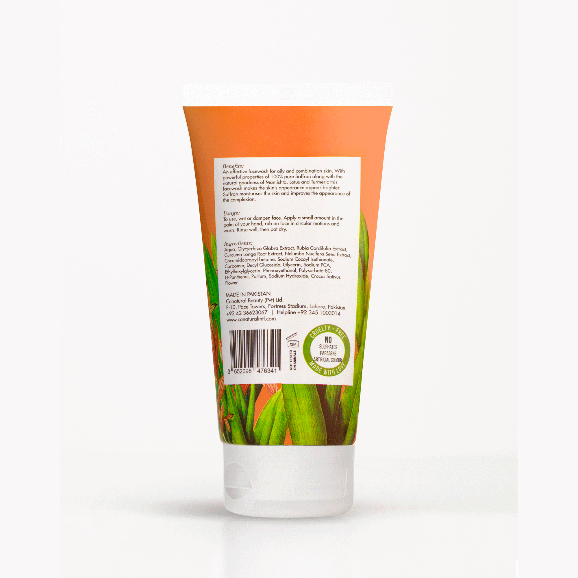 CoNatural Saffron Face Wash 150 ML