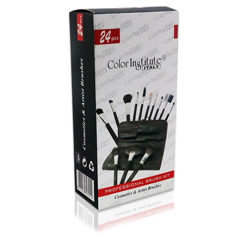 Color Institute 24 Piece Leather Brush Set