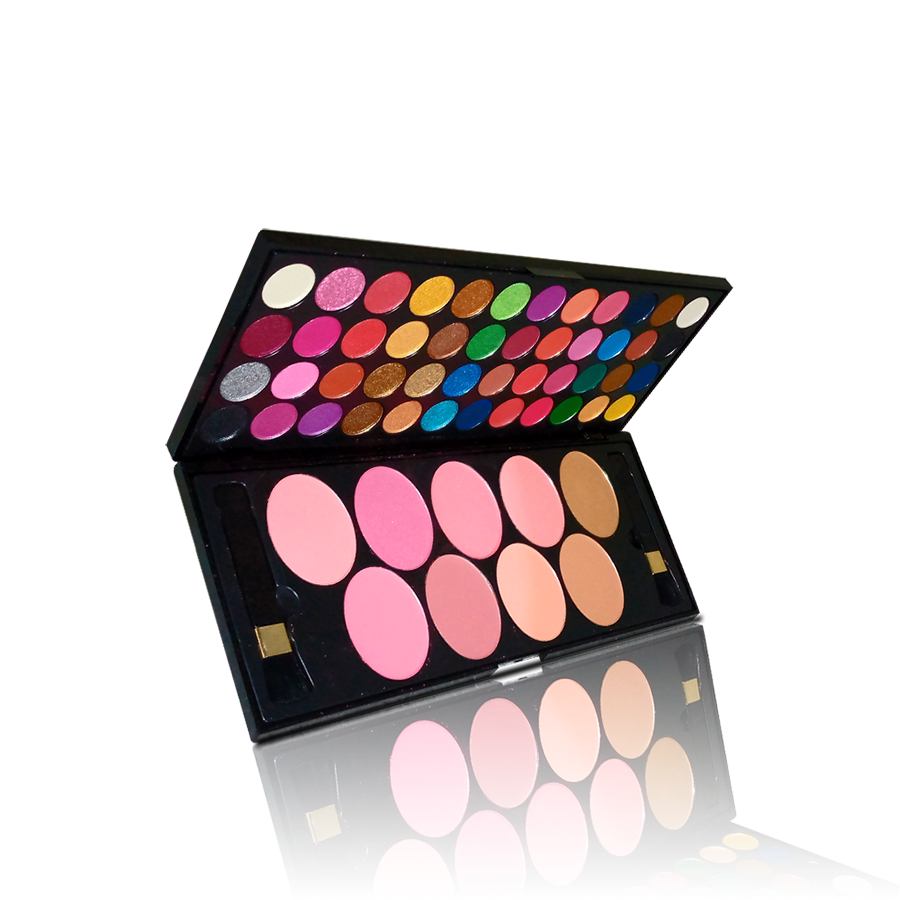 Glamorous Face 24+24+9 Matte, Velvet Eyeshade & Blush on Kit