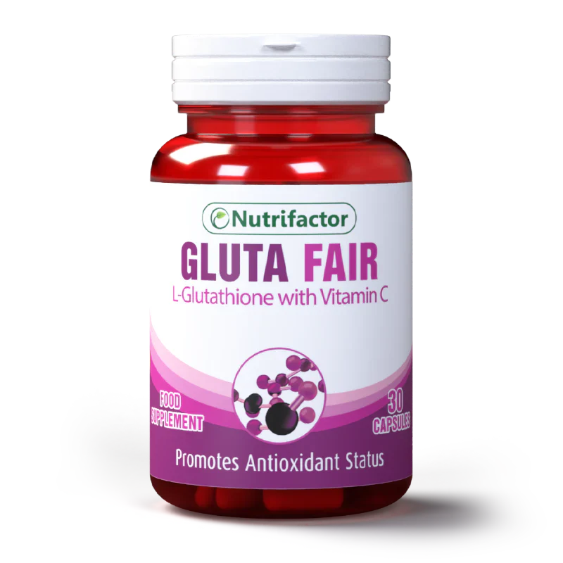 Nutrifactor Gluta Fair (30 Capsules) L-Glutathione with Vitamin C