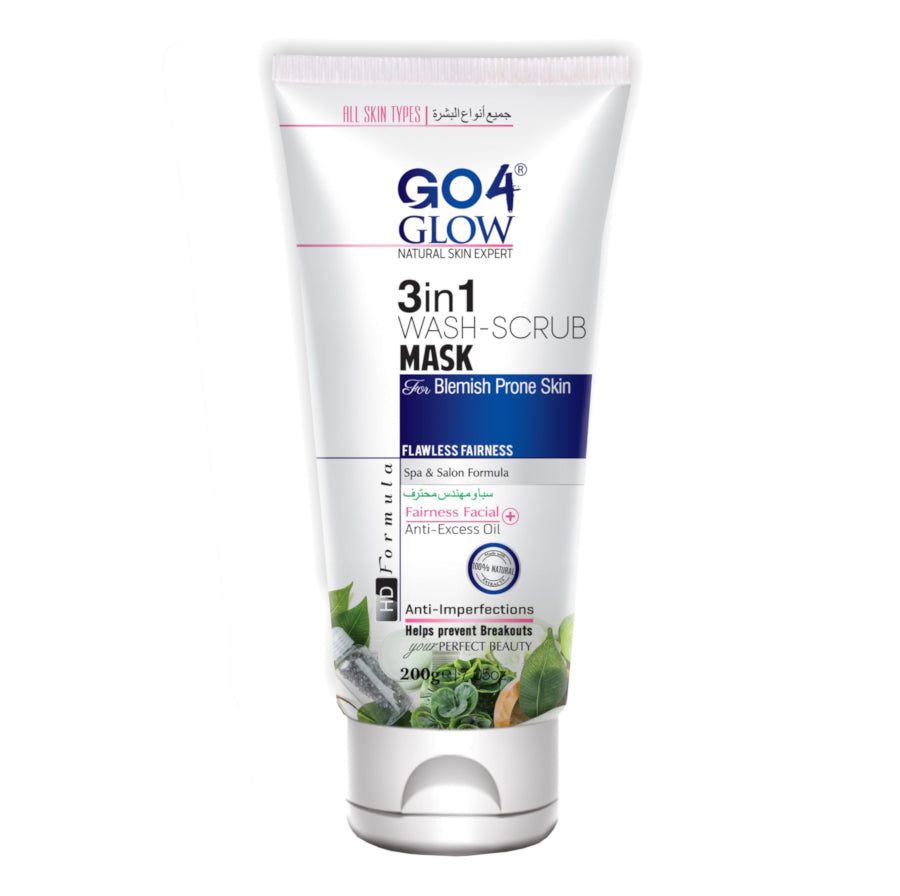 Go 4 Glow 3in1 Wash+Scrub+Mask 200 ML