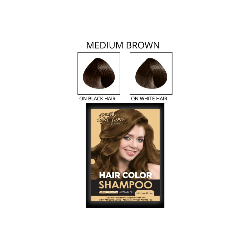 Spa Line Hair Color Shampoo 30 ML