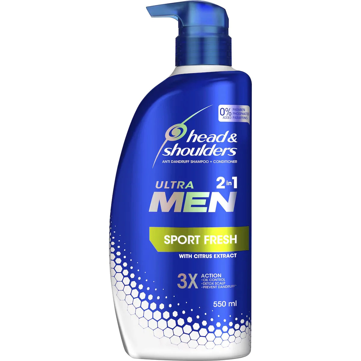 Head & Shoulders Ultra Men Sports Fresh Anti Dandruff Shampoo & Conditioner 550 ML