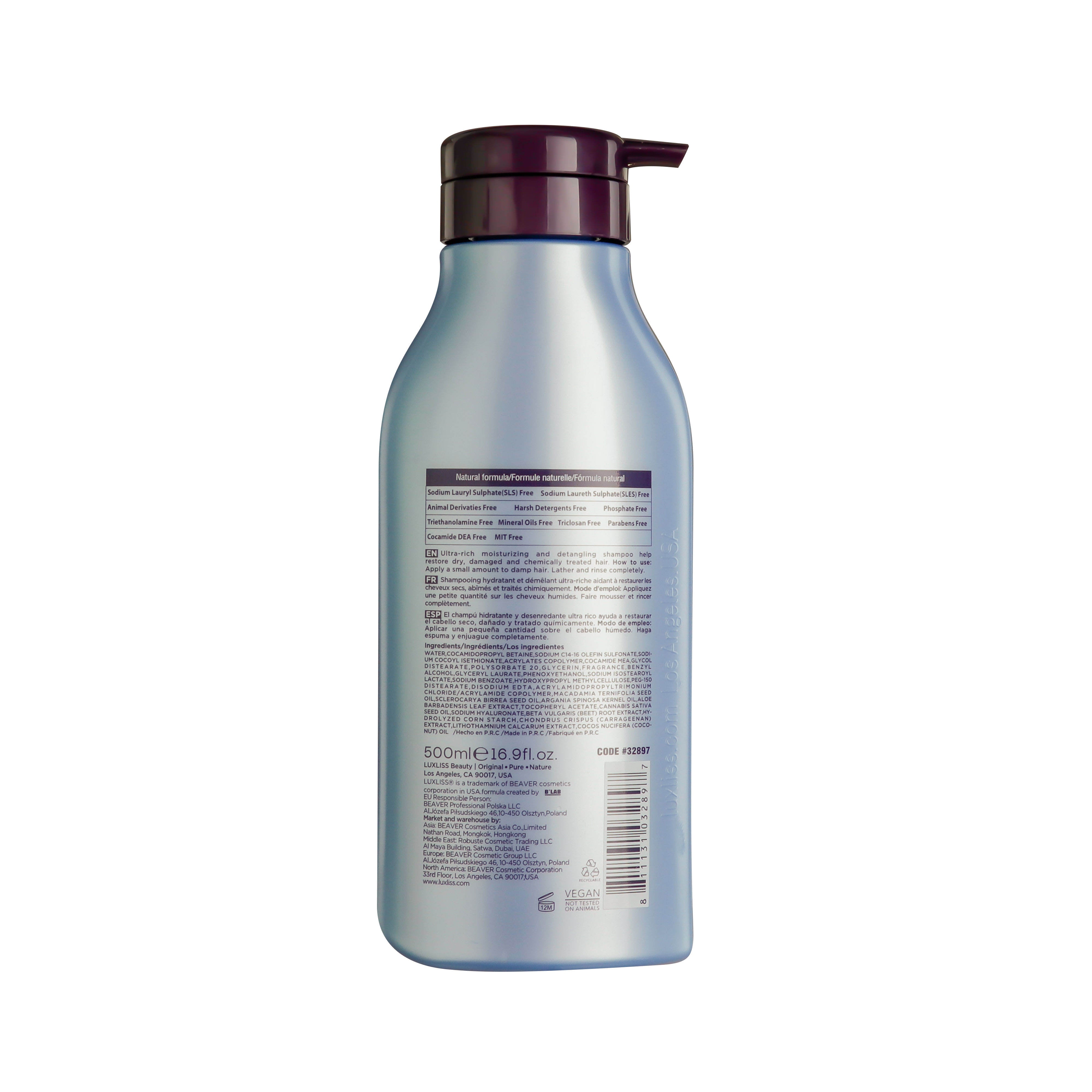 Luxliss Coconut Miracle Oil Moisturizing Hair Care Conditioner 500 ML