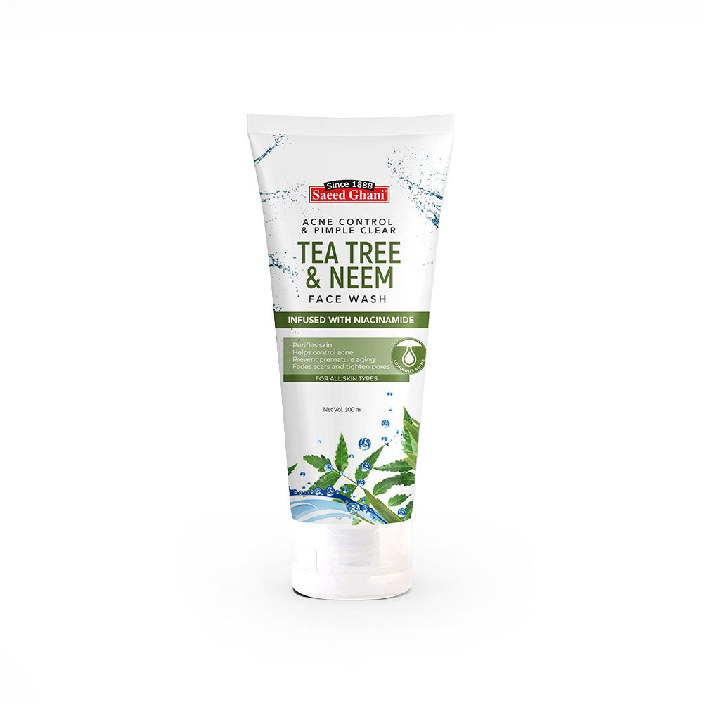 Saeed Ghani Tea Tree & Neem Face Wash 100 ML