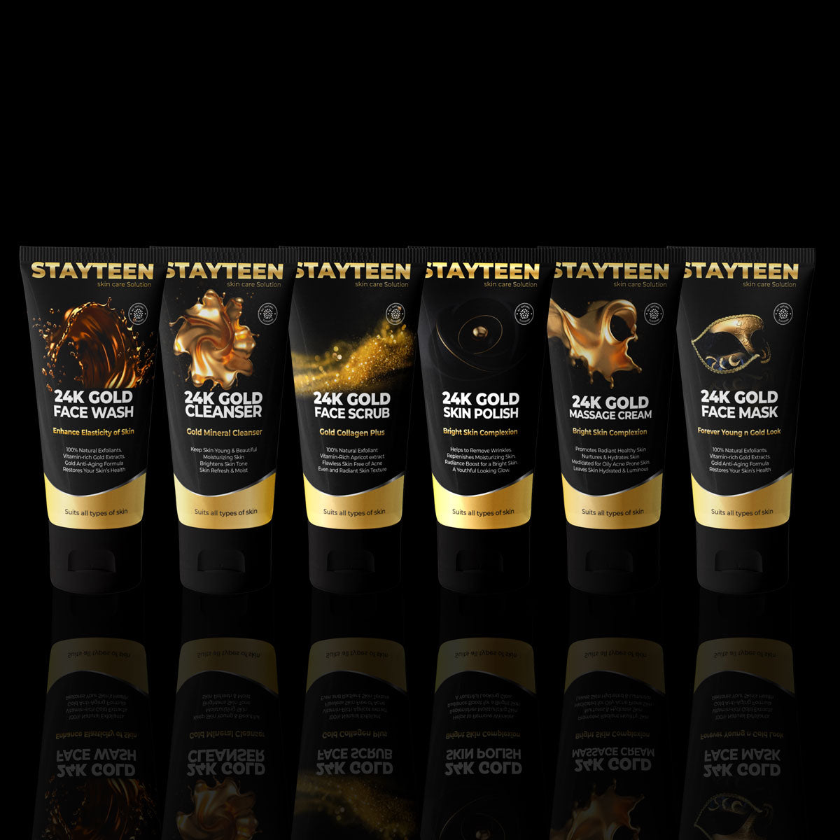 Stay Teen 24K Gold Facial Kit Pack