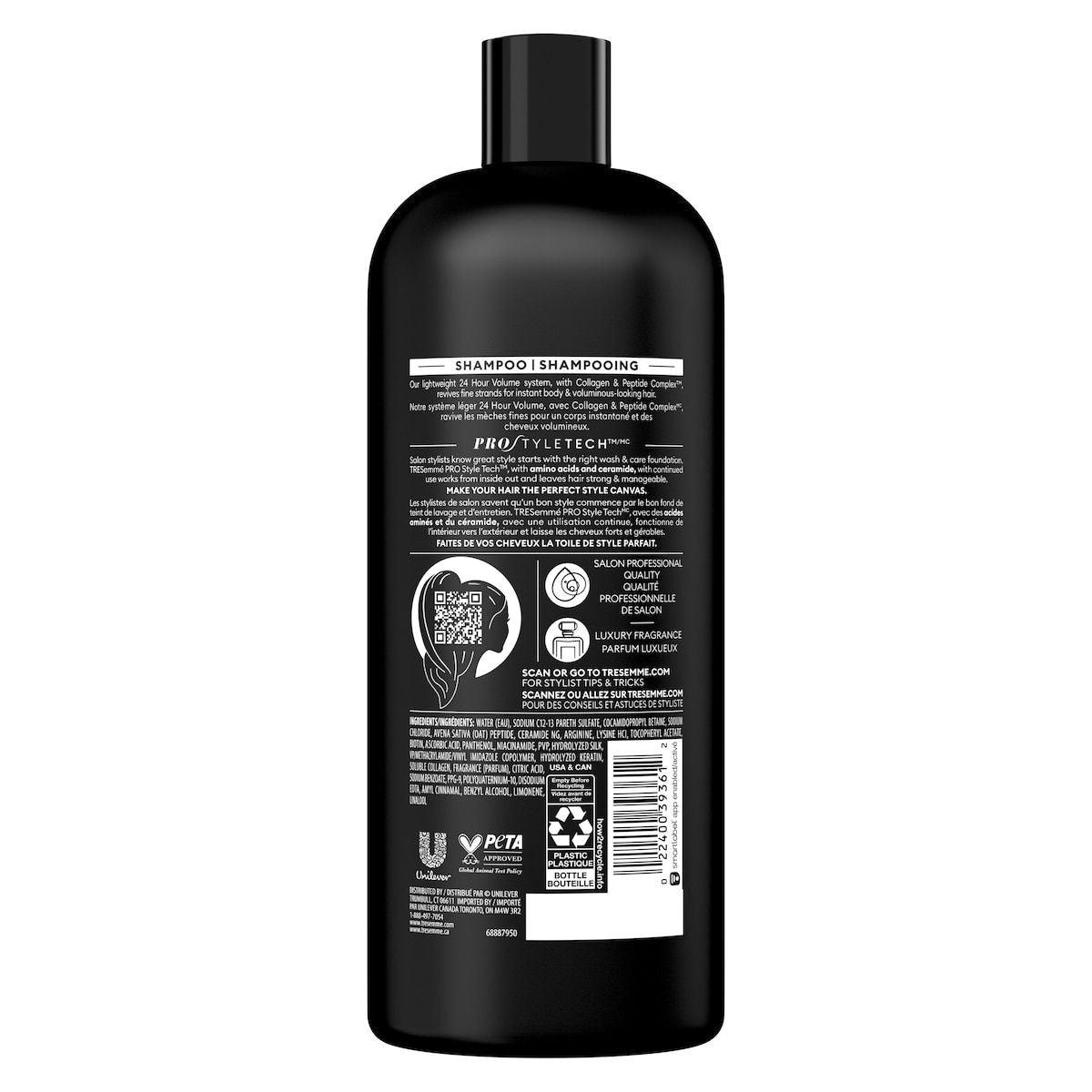 TRESemmé 24 Hour Volume Shampoo for Fine Hair 828 ML