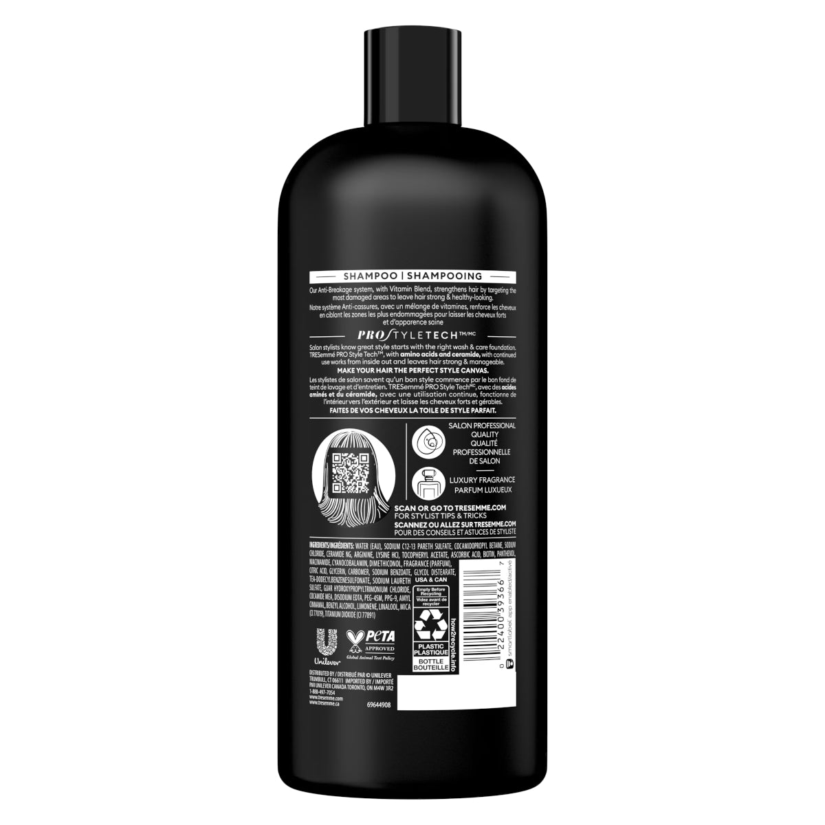 TRESemmé Anti-Breakage Shampoo for Damaged Hair 828 ML