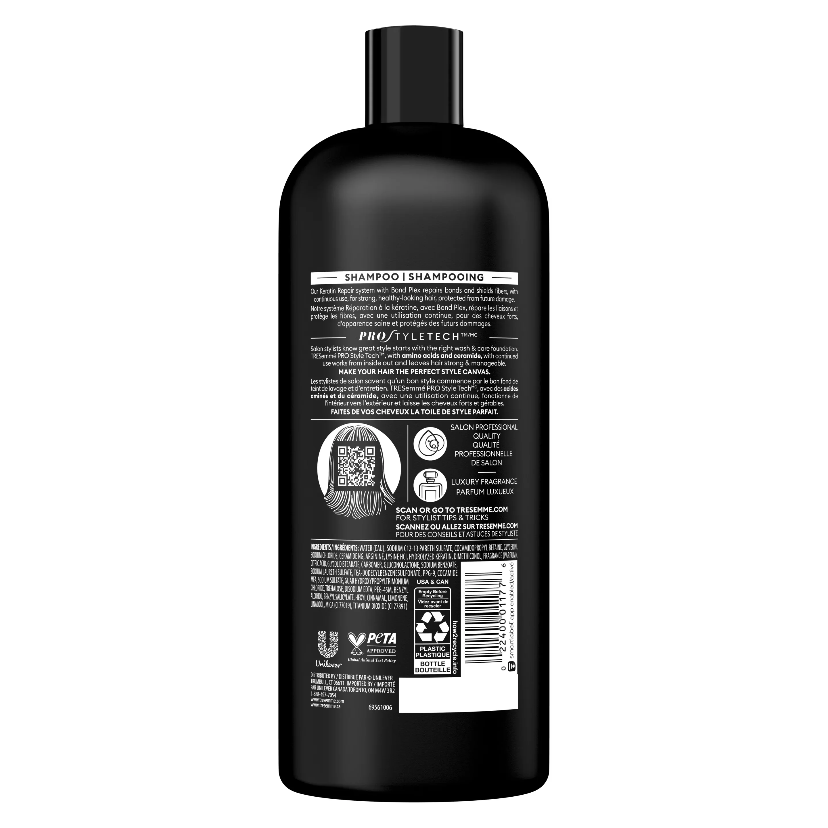 TRESemmé Keratin Repair For Damaged Hair Shampoo 828 ML