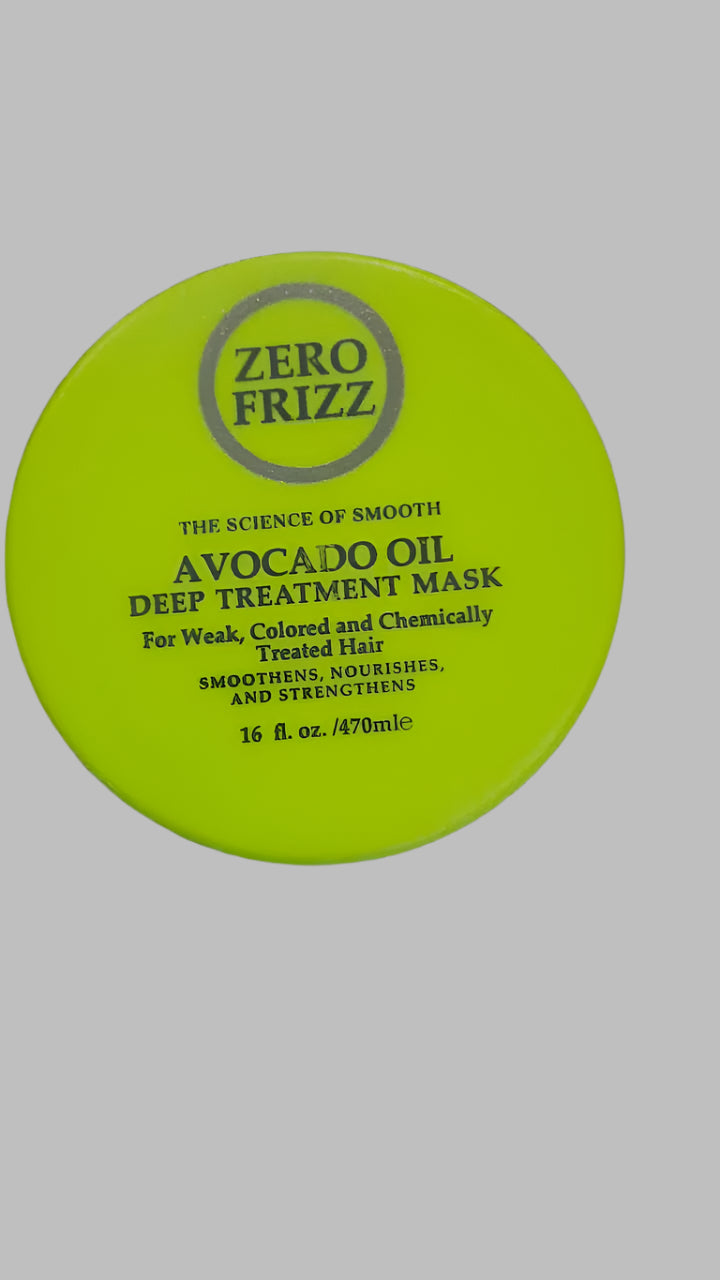 Schwarzkopf Zero Frizz Avocado Oil Deap Treatment Mask 470 ML