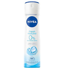 Nivea Fresh Natural 0% Aluminium ACH Body Spray 150 ML