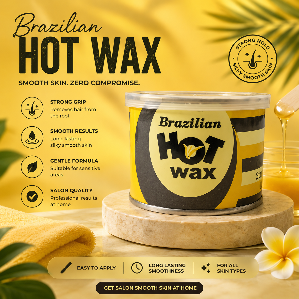 Brazilian Hot Wax Banana Yellow – Best Hair Removal Wax in Pakistan