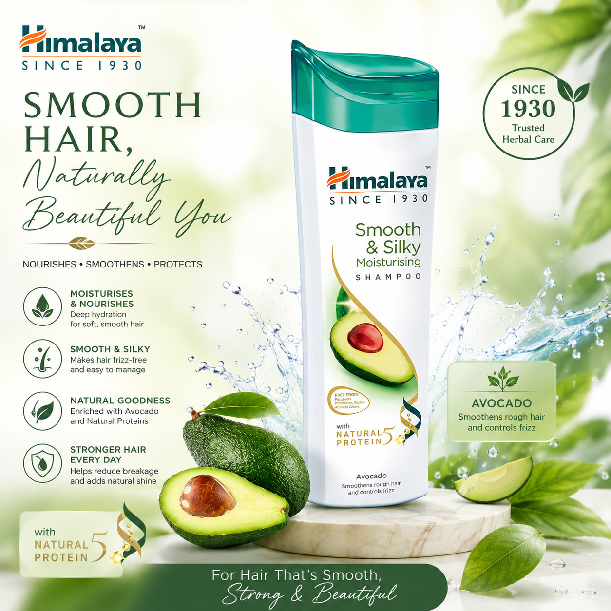 Himalaya Smooth & Silky Shampoo 400ML – Best Herbal Shampoo in Pakistan