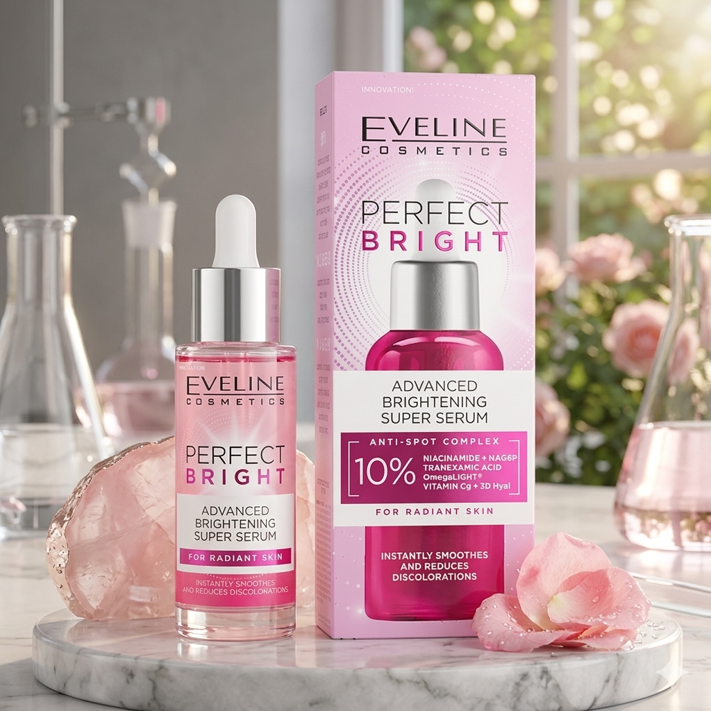 Eveline Brightening Serum 30ML – Perfect Bright Advanced Formula for Glowing, Spotless Skin | Best Skincare in Pakistan