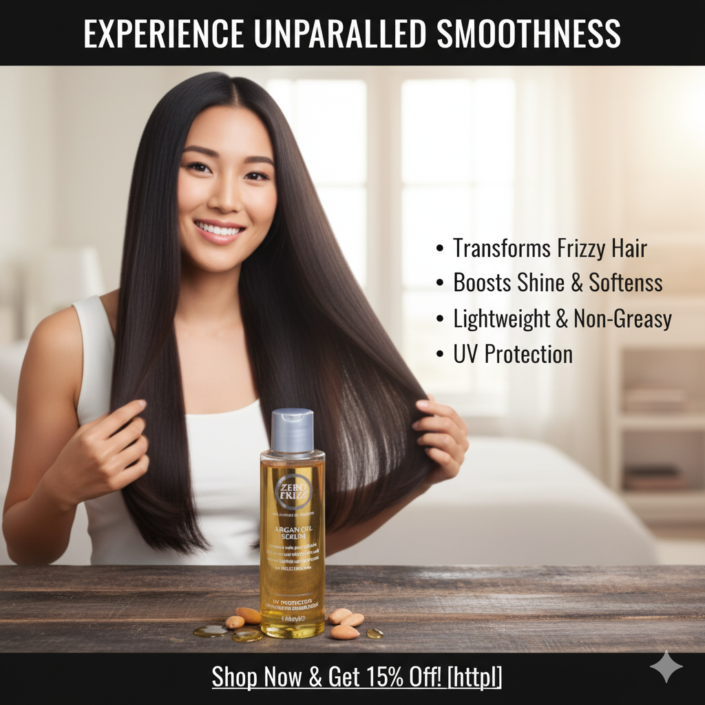 “Frizz Control Serum For Dry Hair