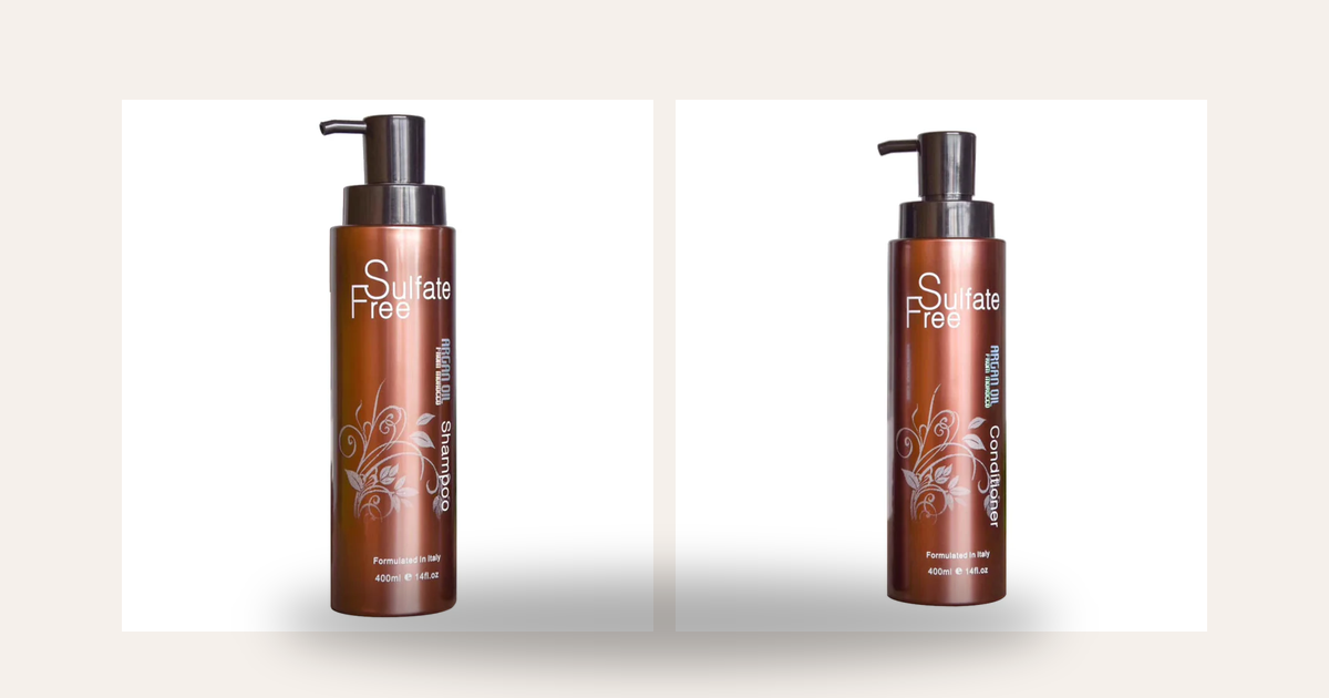 Argan Oil Sulfate Free Shampoo & Conditioner 400ML – The Secret to Healthy, Shiny Hair