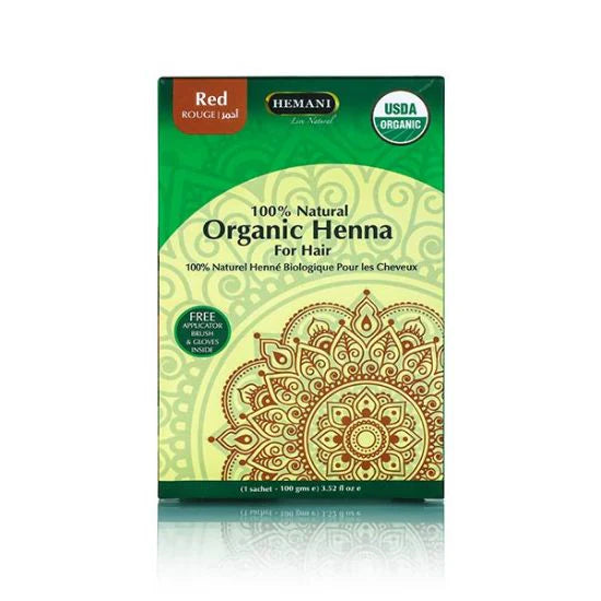 Hemani Organic Henna for Hair 100GM - Red