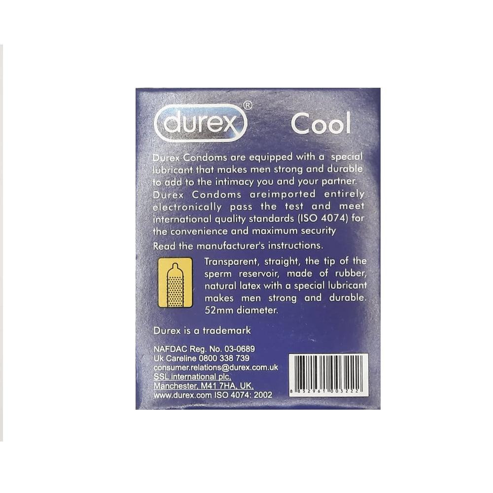 Durex Cool Condoms 12 Pcs