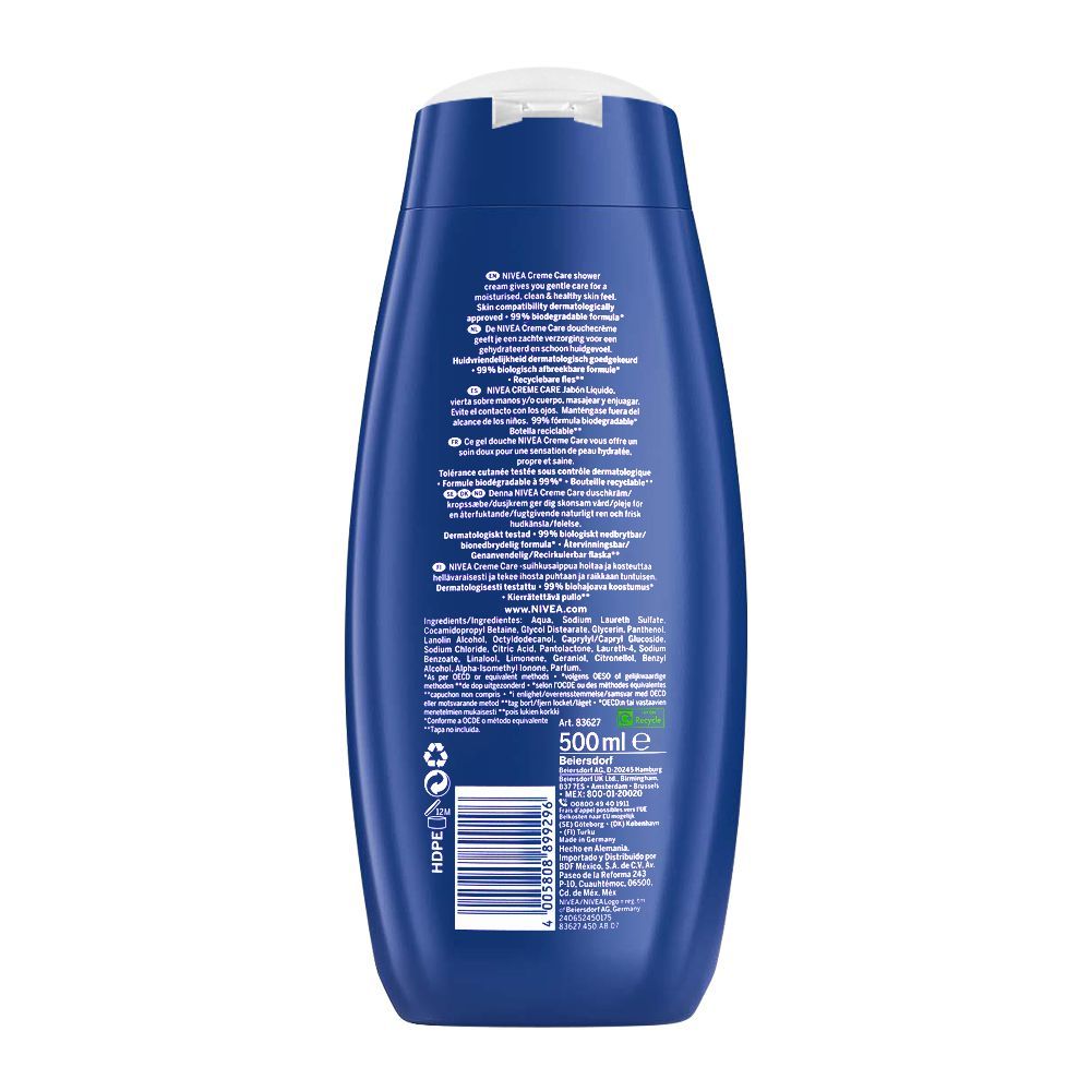Nivea Creme Pure Care Shower Cream 500 ML