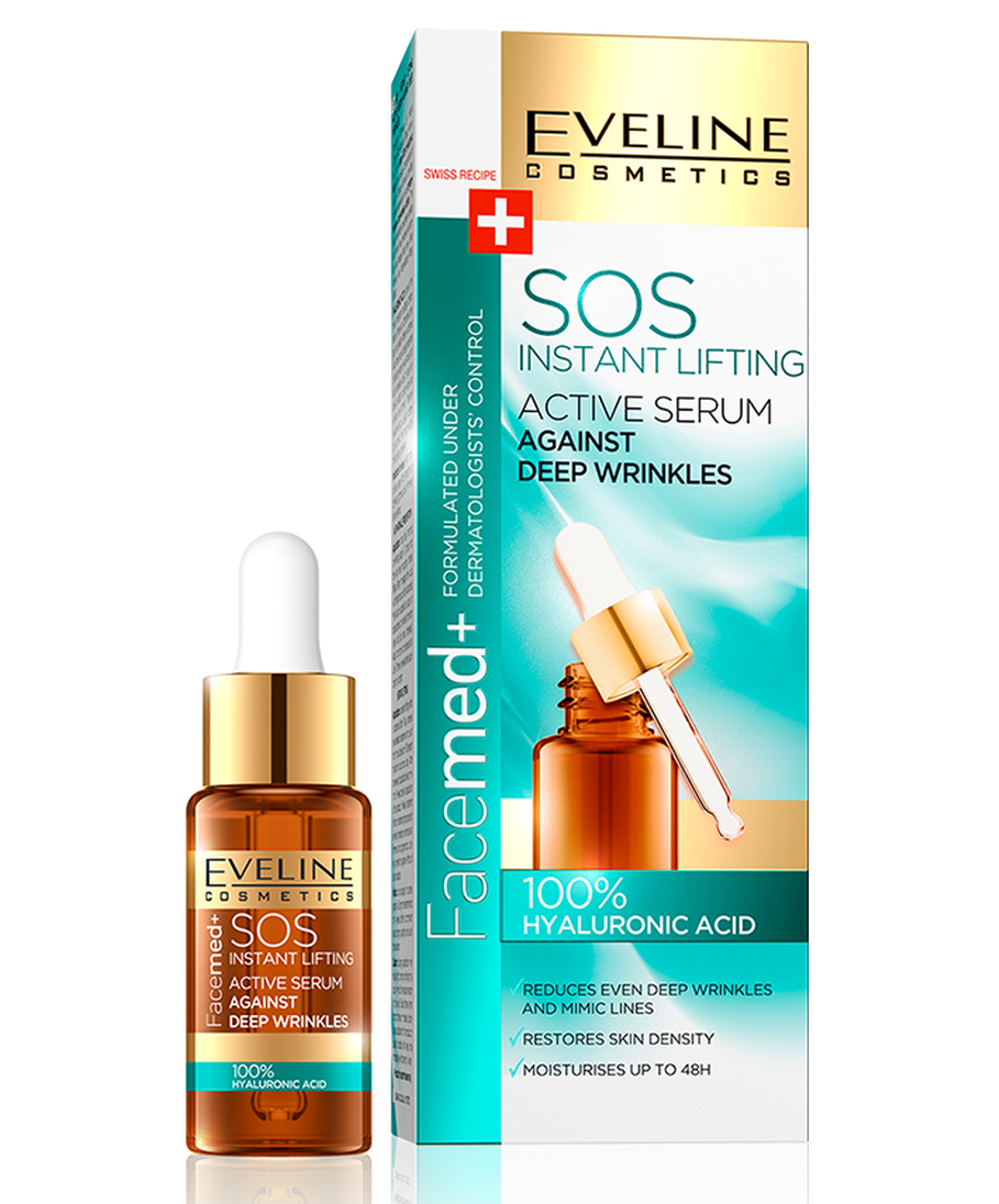 Eveline FaceMed Active Serum Against Deep Wrinkles 18 ML