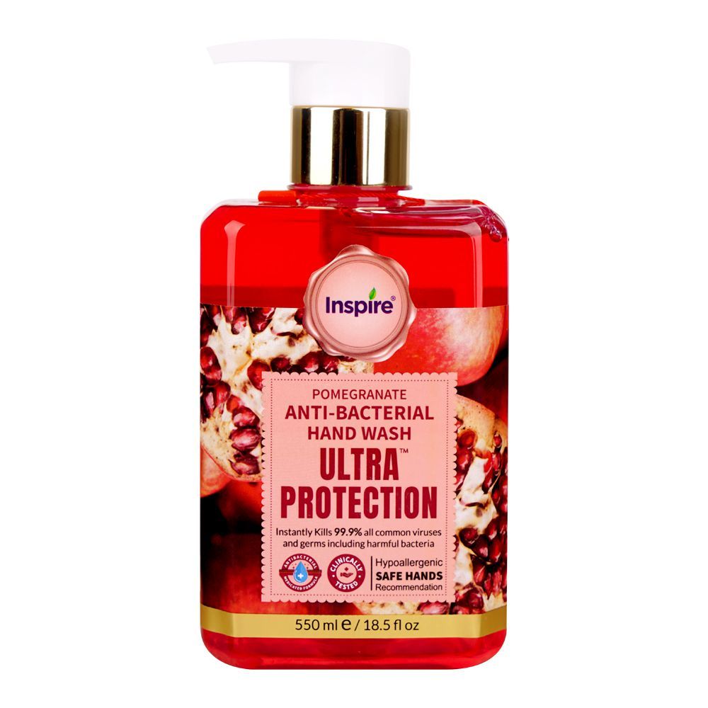 Inspire Pomegranate Anti-Bacterial Hand Wash 550 ML