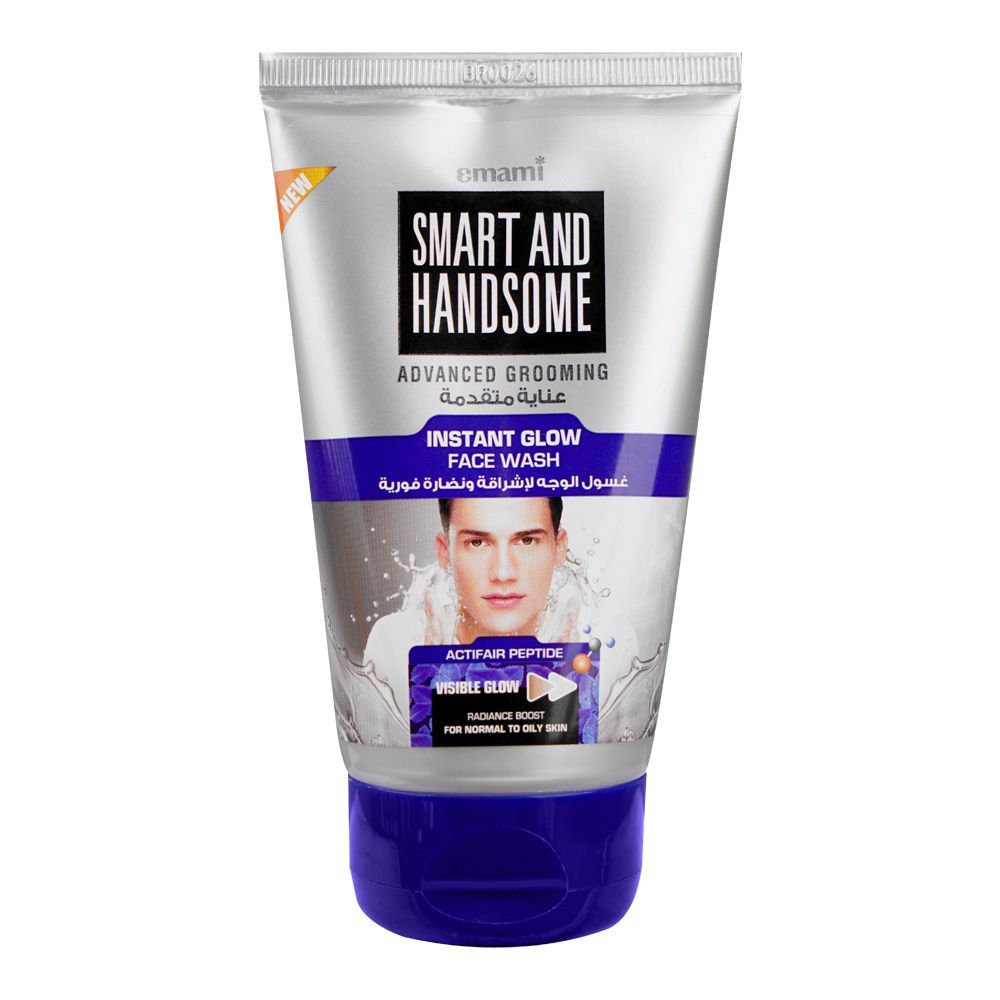 Emami Mens Smart and Handsome Instant Glow Face Wash 100 GM