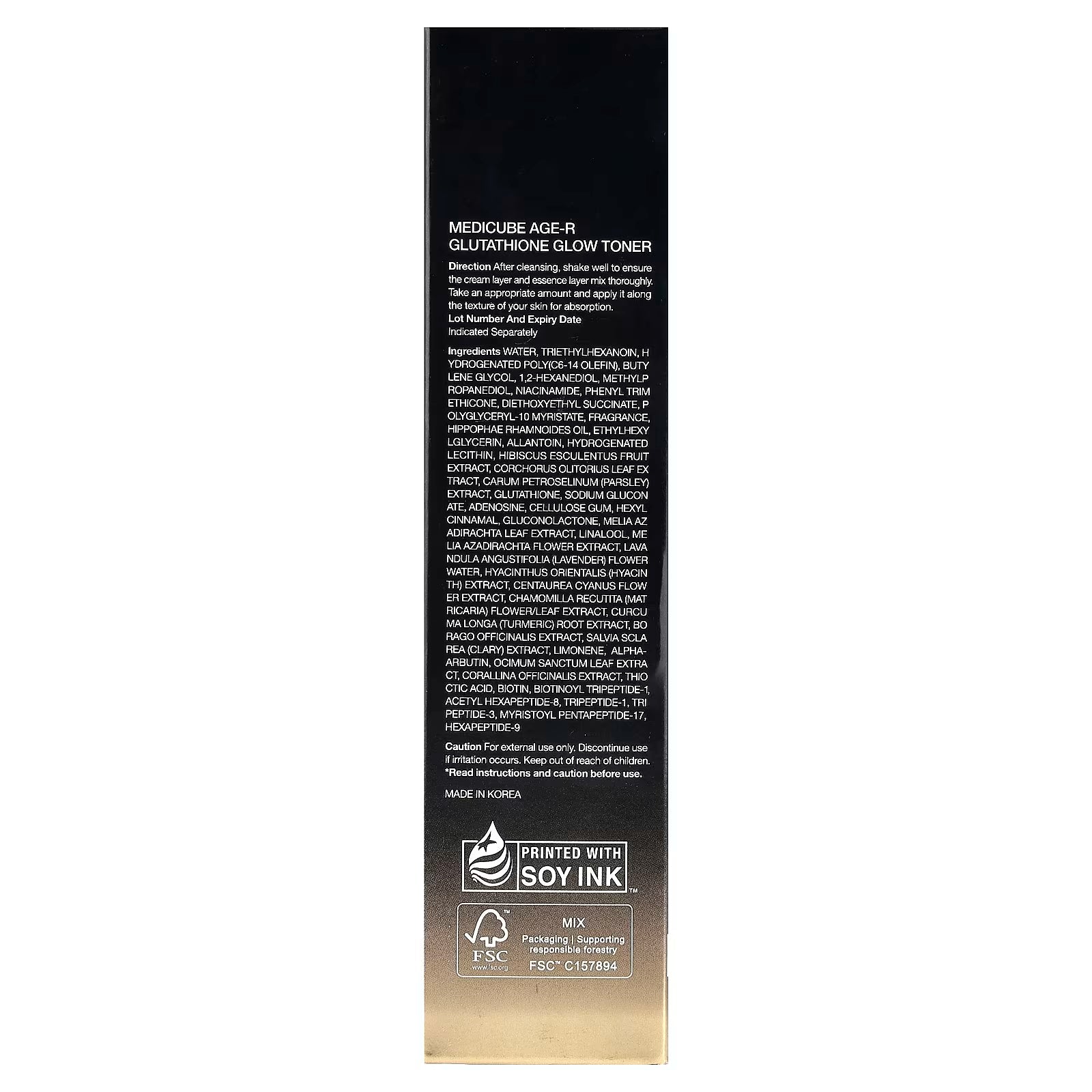 Medicube Age R Glutathione Glow Toner 140 ML