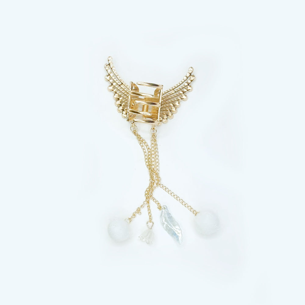 Hair Claw in Butterfly with Tassel Design