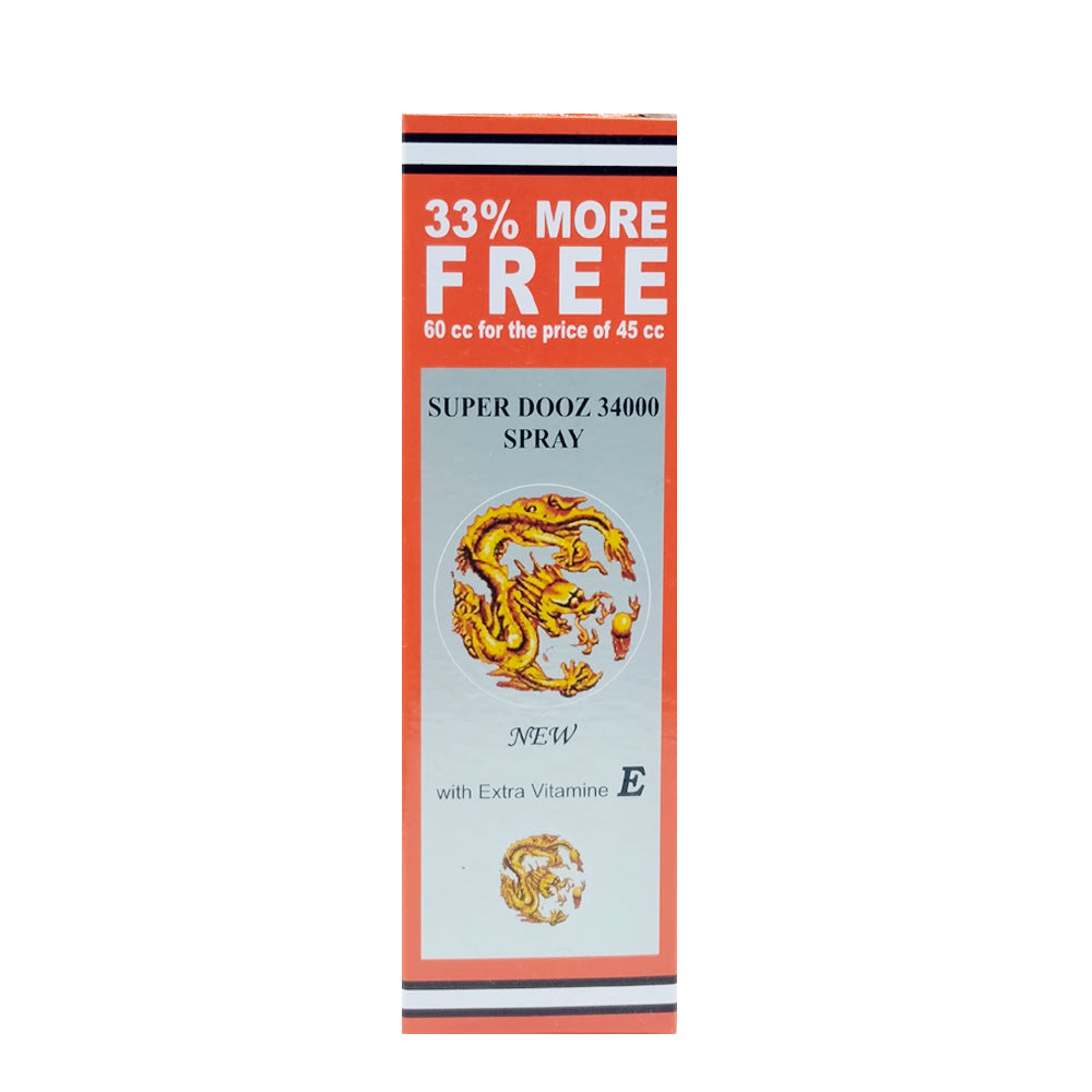 Dragon Super Dooz 34000 Delay Spray (33% Extra Free)