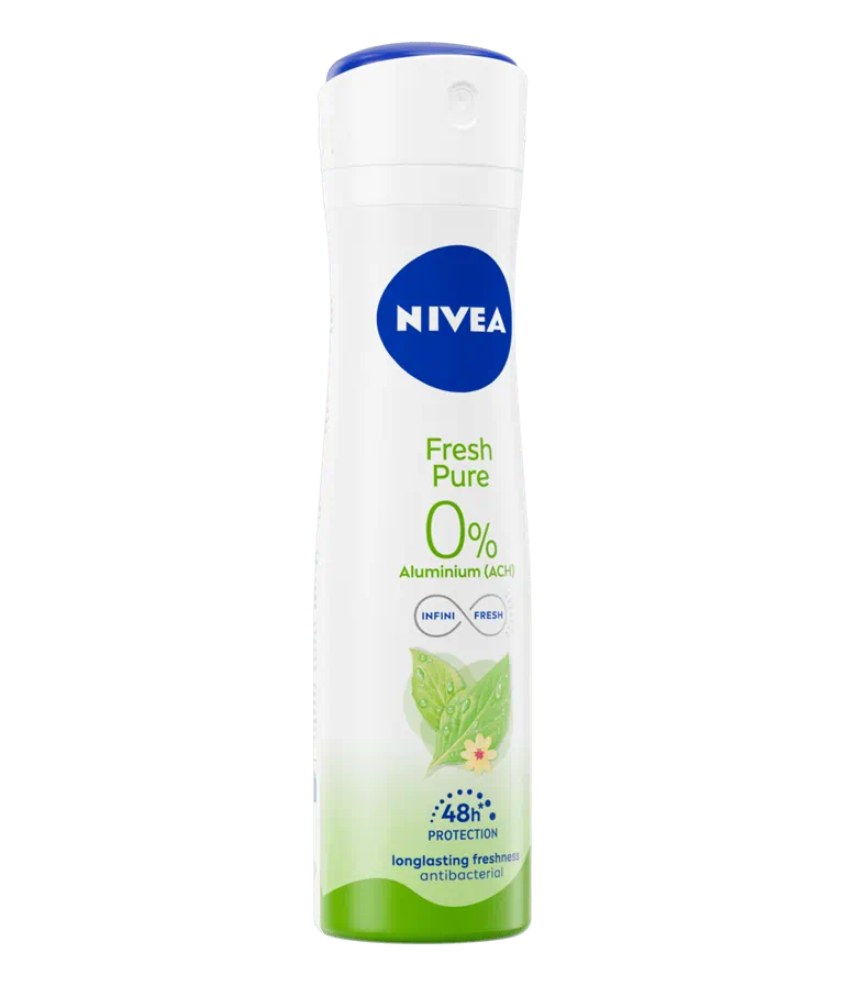 Nivea Fresh Pure 0% Deodorant spray 150 ML