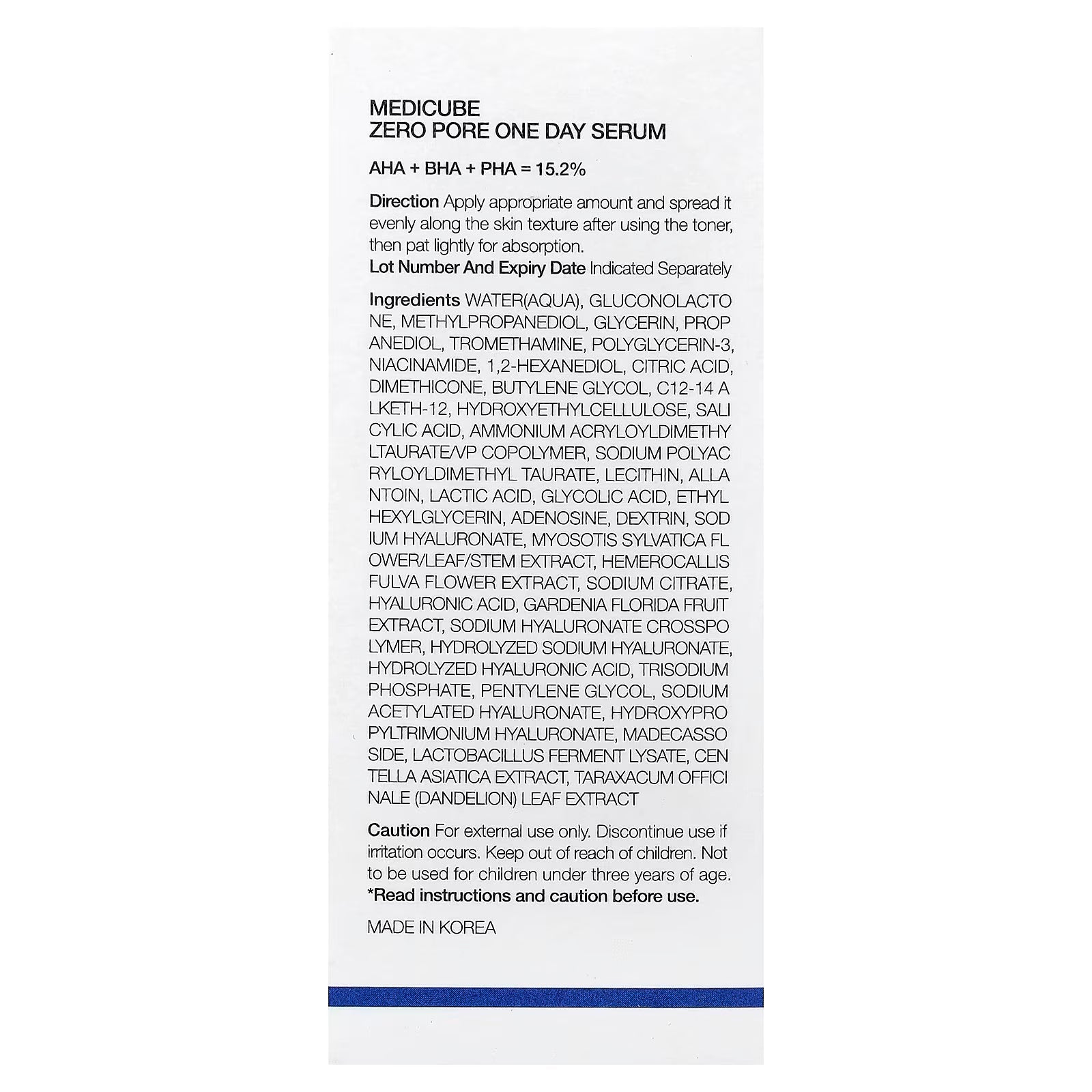 Medicube Zero Pore One Day Serum 30 ML