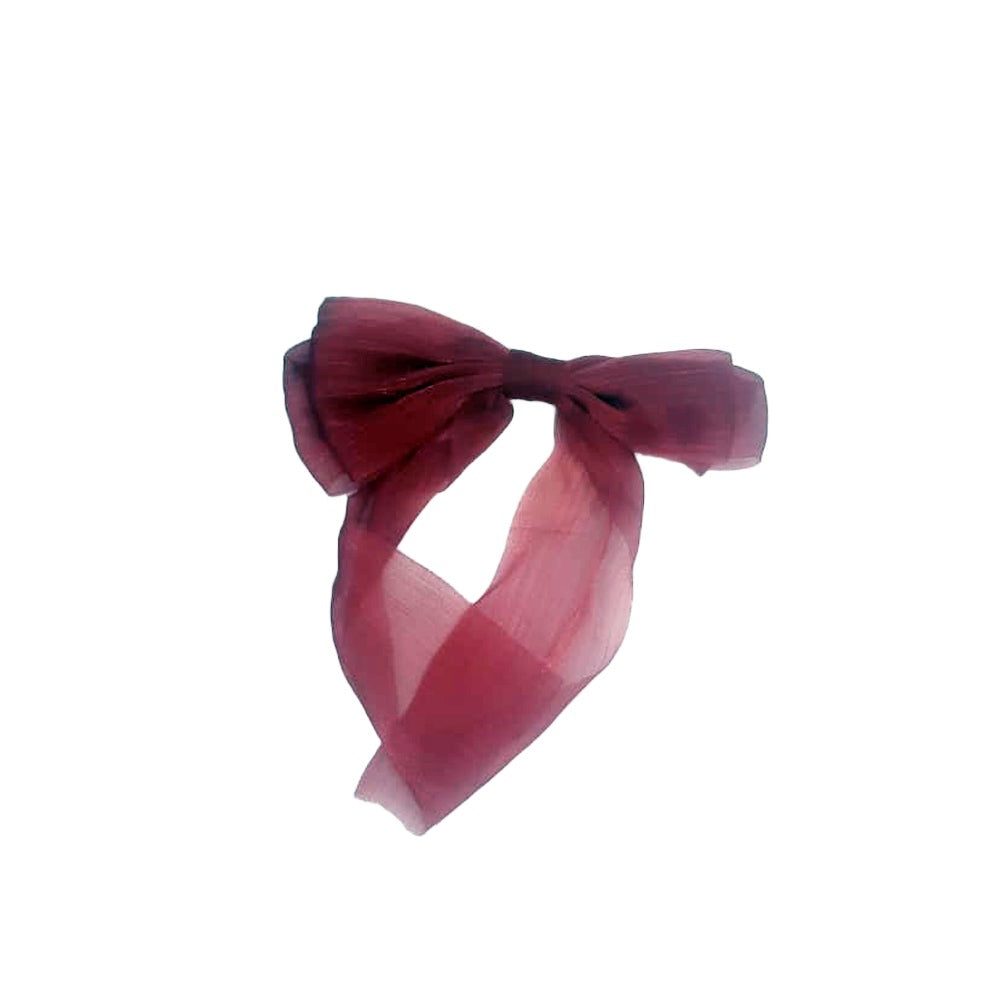 Simple Ribbon Bow Hair Clip