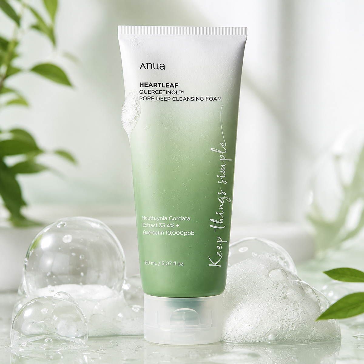 Anua Heartleaf Quercetinol Pore Deep Cleansing Foam 150 ML