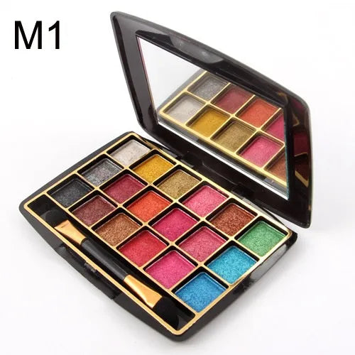 Miss Rose 18 Colores 3d Dreamlike Bright Eye Shadow