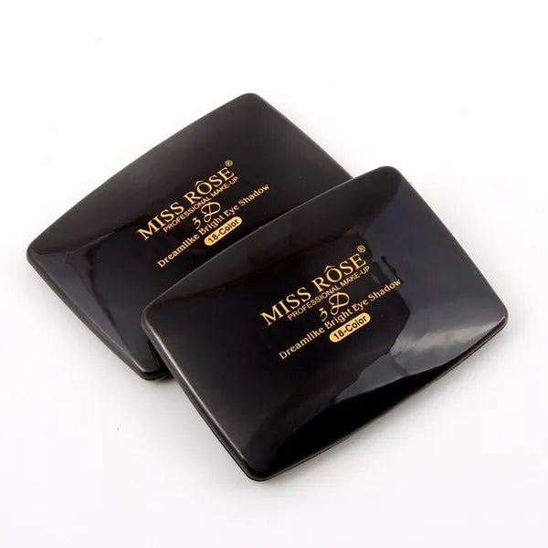 Miss Rose 18 Colores 3d Dreamlike Bright Eye Shadow