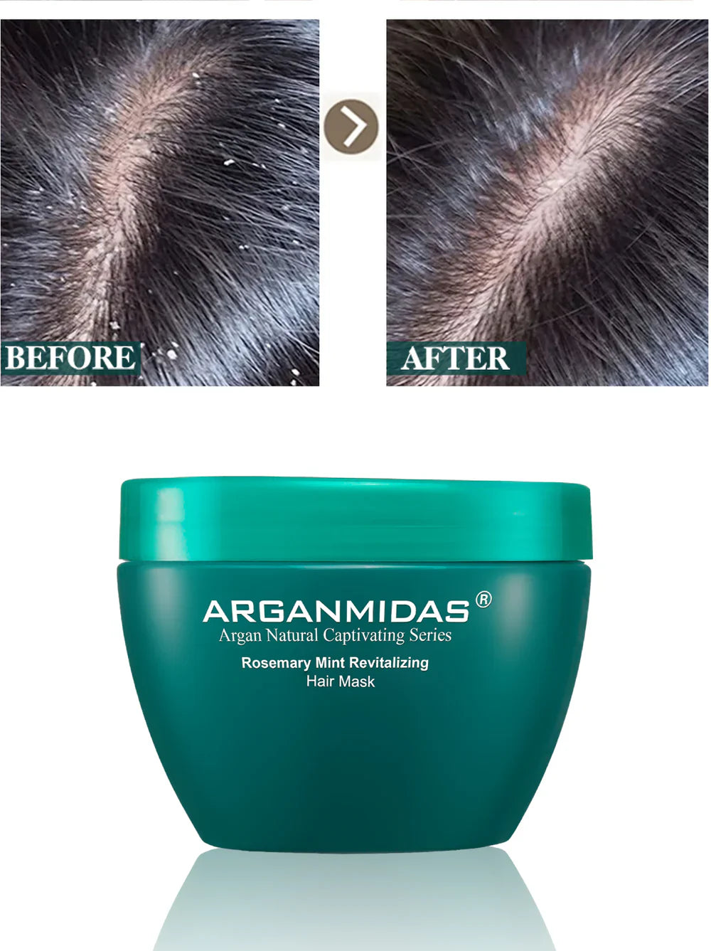 Arganmidas Rosemary Mint Revitalizing Hair Mask 300 GM
