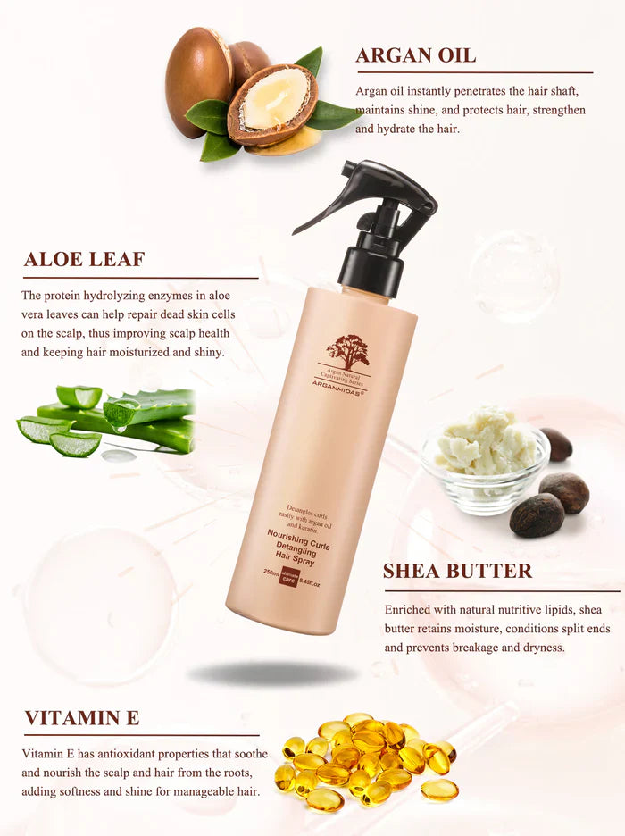Arganmidas Nourishing Curls Detangling Hair Spray 250 ML