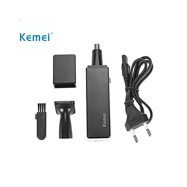 Kemei Km - 6672 2 In 1 Rechargeable Nose Beard Hair
