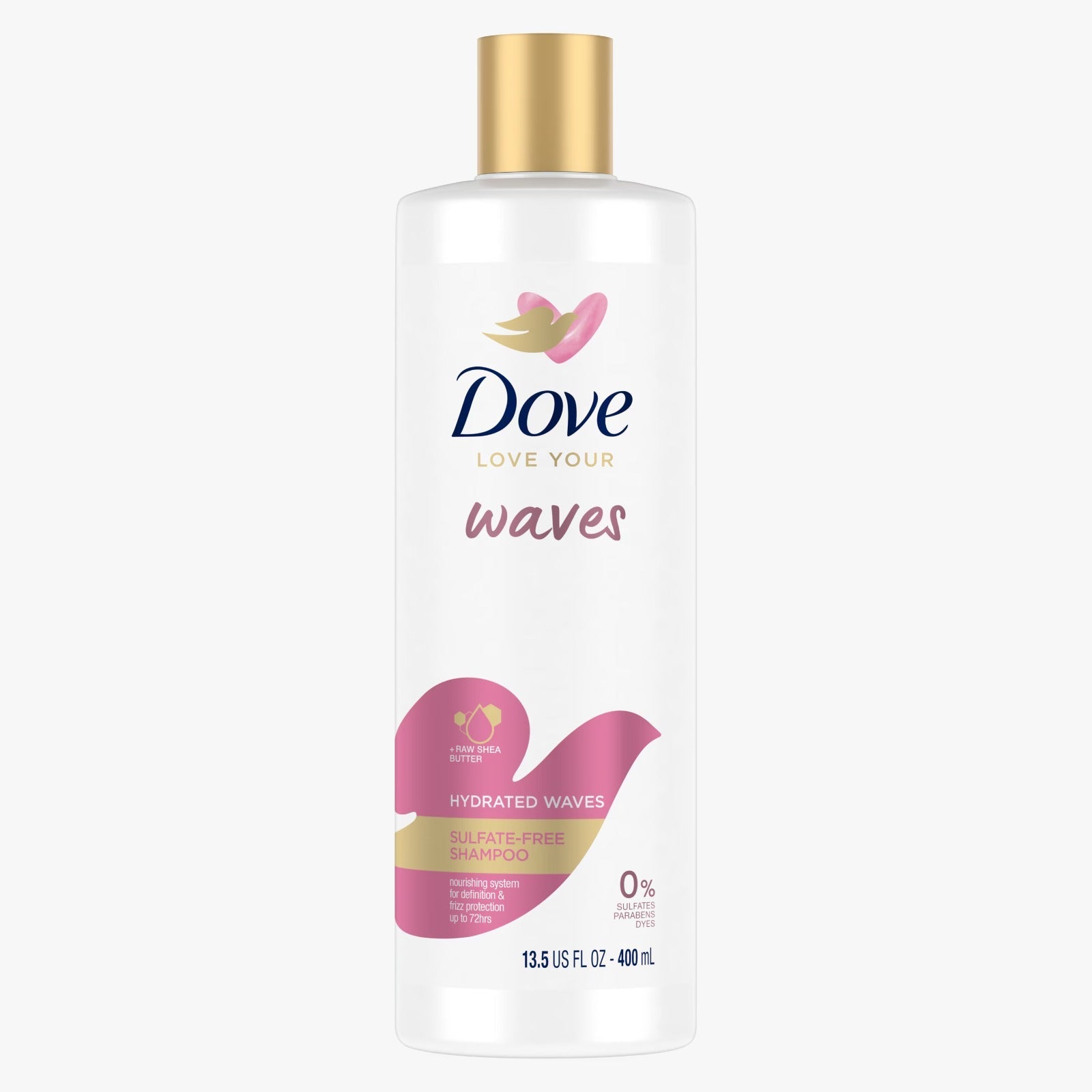 Dove Love Your Waves Hydrated Waves Sulfate Free Shampoo 400 ML