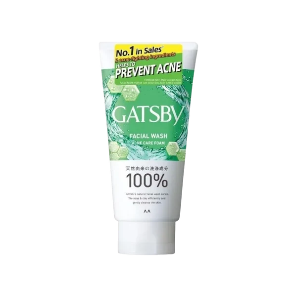 Gatsby Facial Wash Acne Care Foam 130 GM