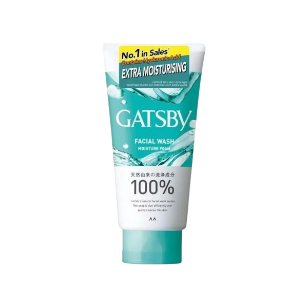 Gatsby Facial Wash Moisture Foam 130 GM