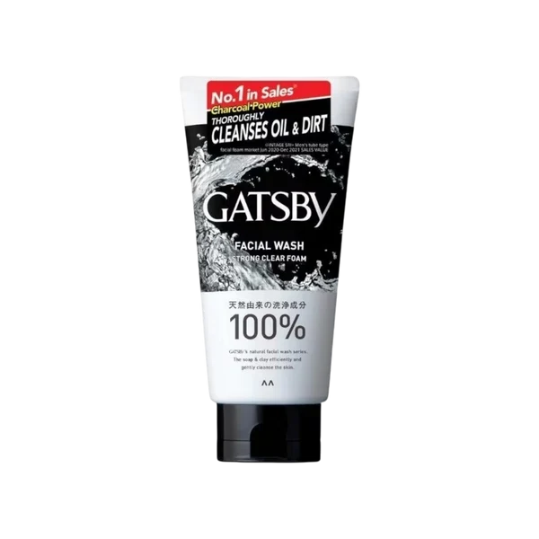 Gatsby Facial Wash Strong Clear Foam 130 GM