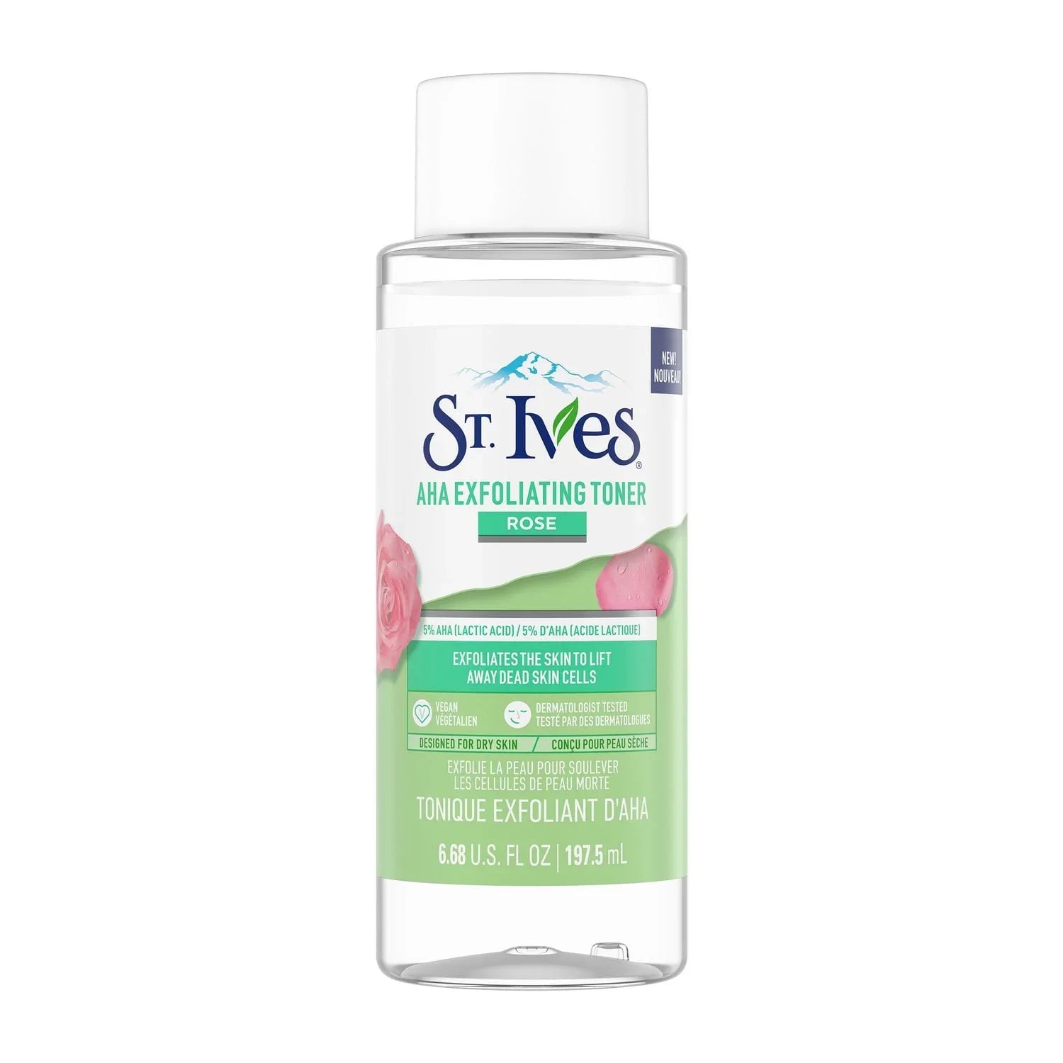 St. Ives Rose AHA Exfoliating Toner 198 ML