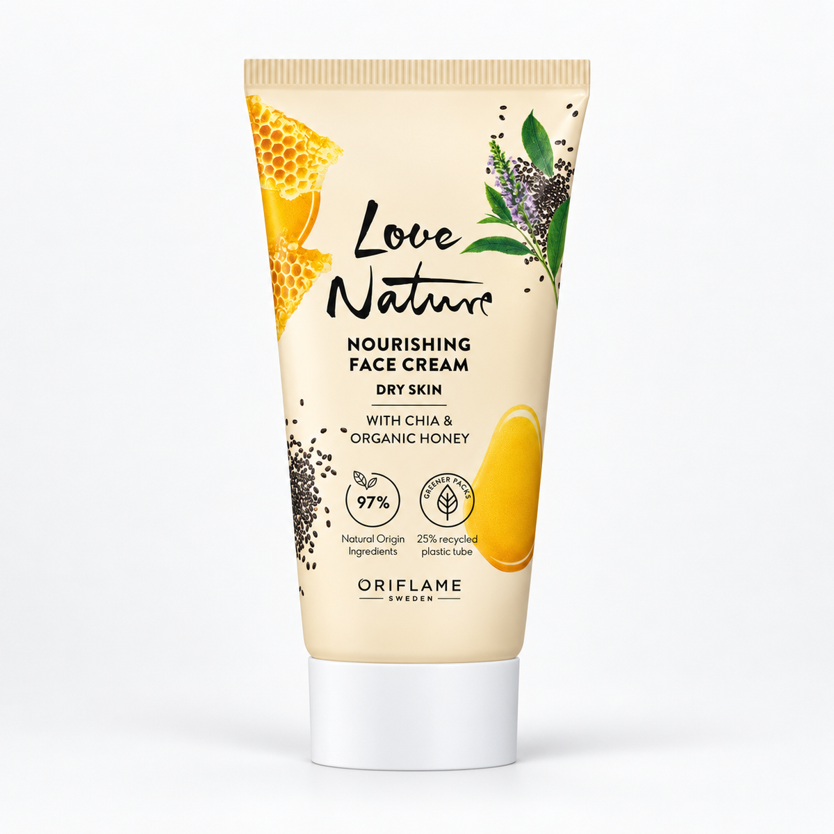 Oriflame Nourishing Face Cream with chia & organic honey